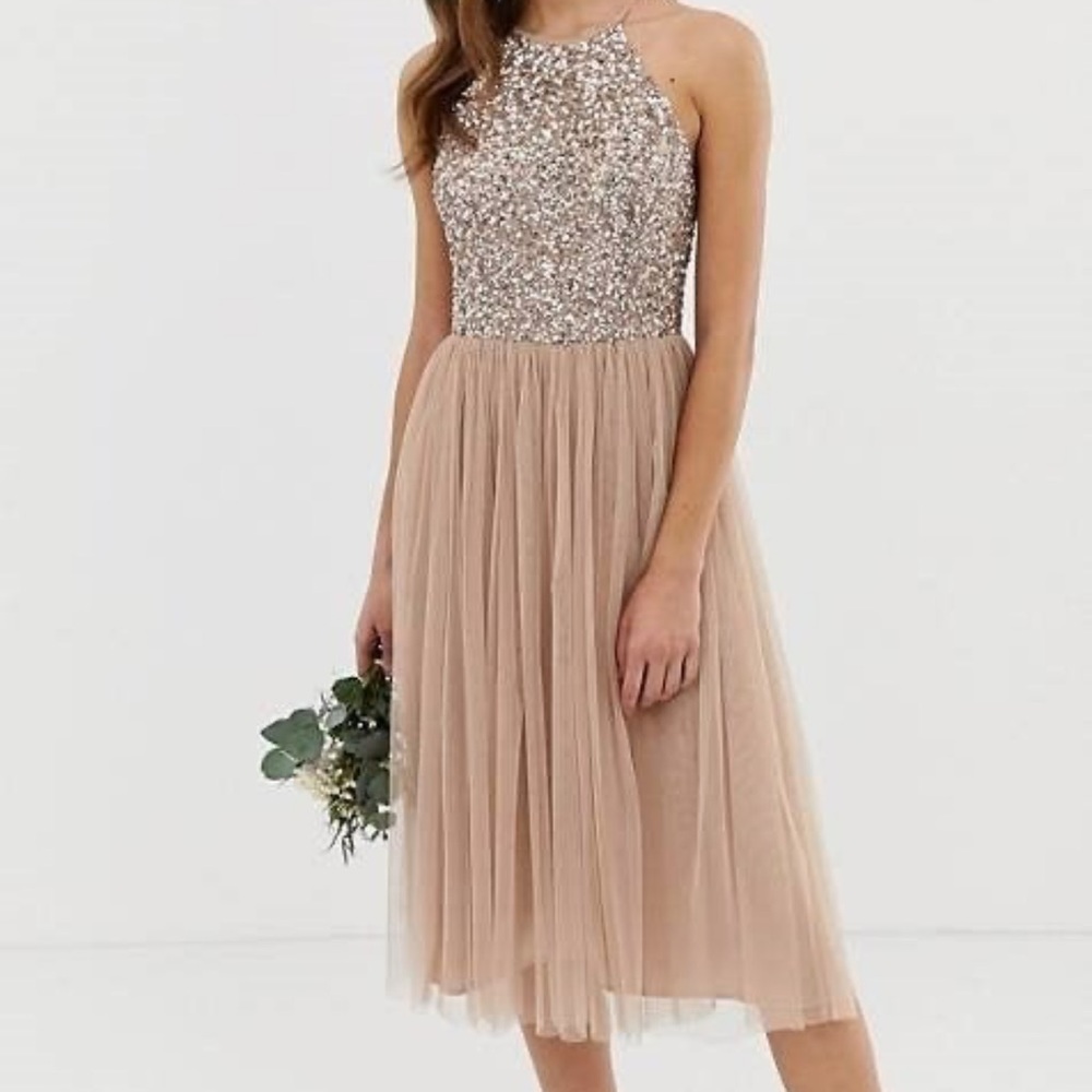 ASOS Maya Bridesmaids Halter Dress